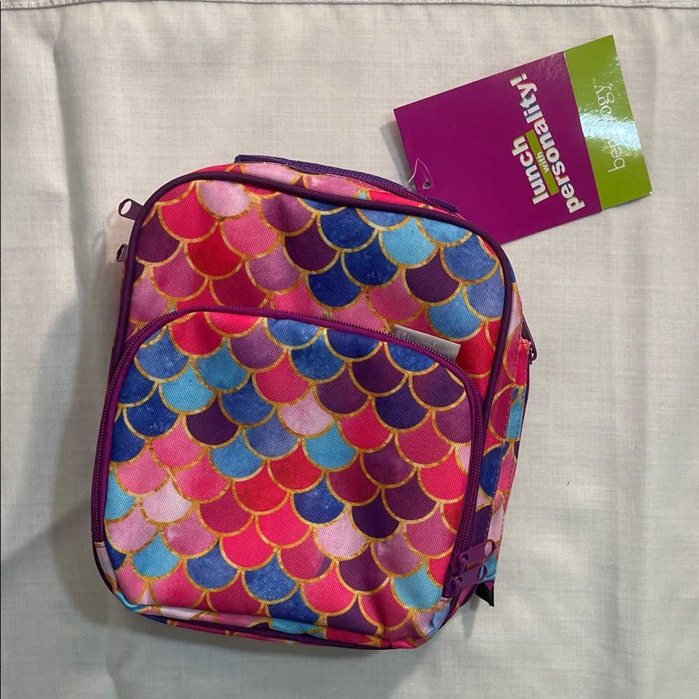Colorful Scallop Pattern Lunch Bag